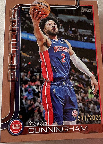 2025-26 Topps Basketball #40 Cade Cunningham — front