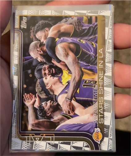 2025-26 Topps #293 Showtime! Stars Shine in LA — front