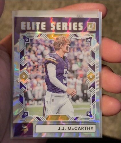 2025 Panini Donruss Elite Series #TES-JMC J.J. McCarthy — front