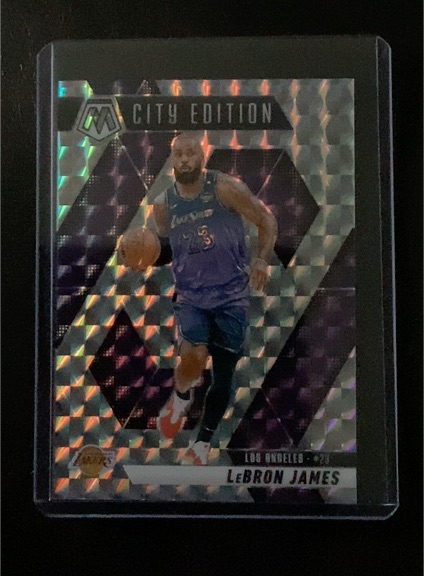 2024-25 Panini Mosaic #286 LeBron James City Edition — front