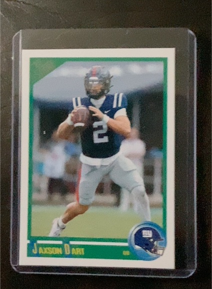 2025 Panini Score Anniversary Rookie #9 Jaxson Dart — front