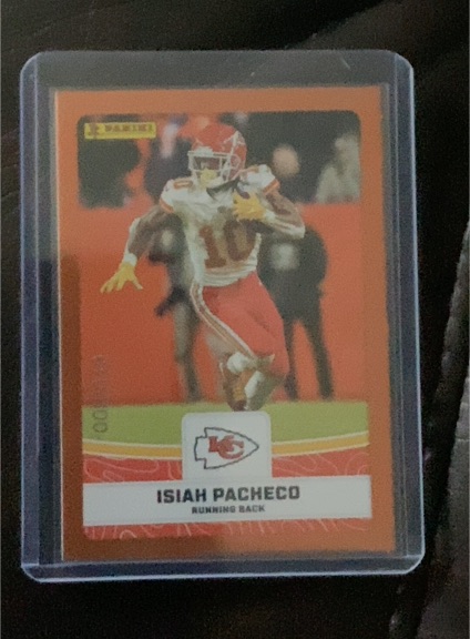 2023 Panini NFL Sticker & Card Collection #47 Isiah Pacheco — front