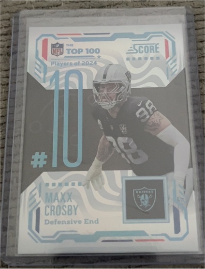 2025 Panini Score Top 100 #10 Maxx Crosby — front