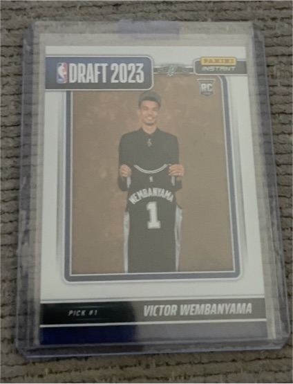 2023 Panini Instant #1 Victor Wembanyama — front