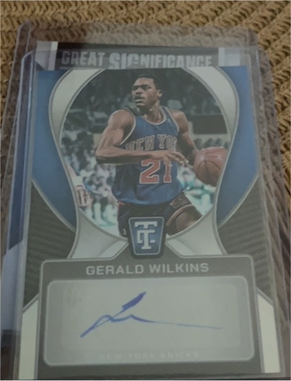 2024-25 Panini Totally Certified #TCS-WIL Gerald Wilkins — front