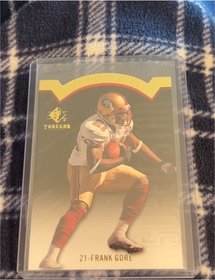 2009 Upper Deck SP Threads #AP71 Frank Gore — front