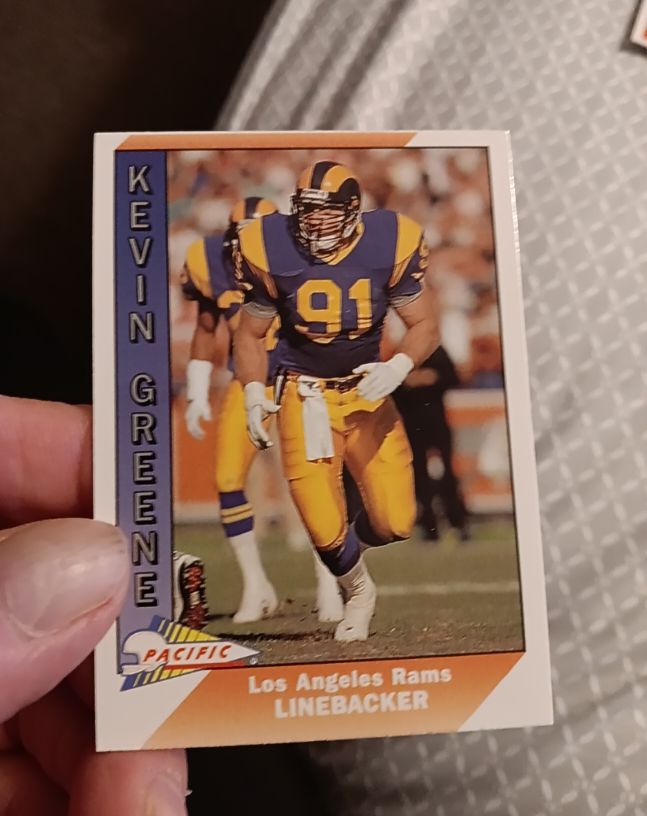 1991 Pacific #91 Kevin Greene — front
