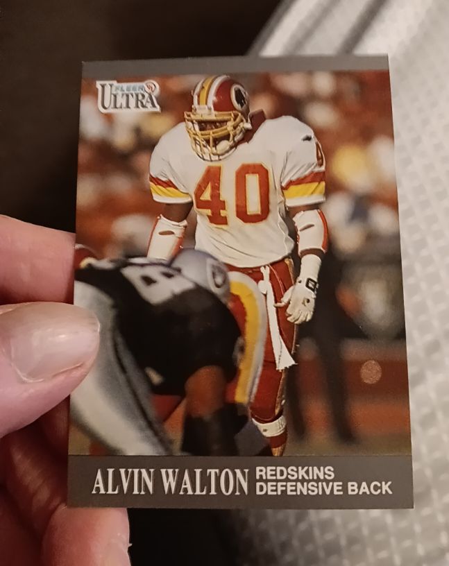 1991 Fleer Ultra #40 Alvin Walton — front