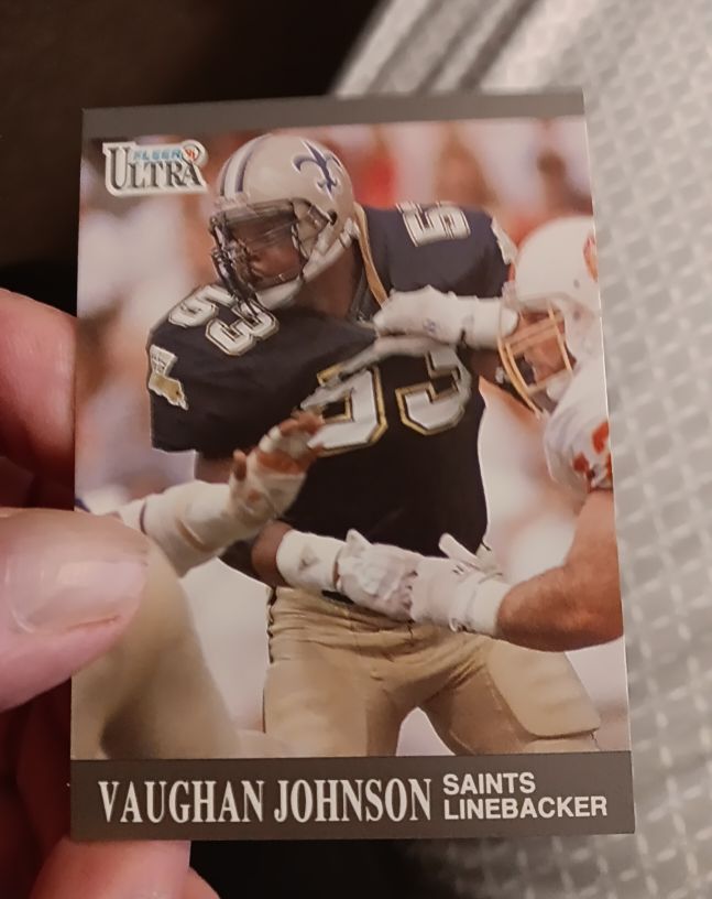 1991 Fleer Ultra Vaughan Johnson — front