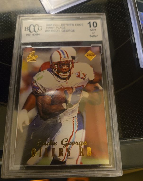 1998 Collector's Edge First Place #86 Eddie George — front