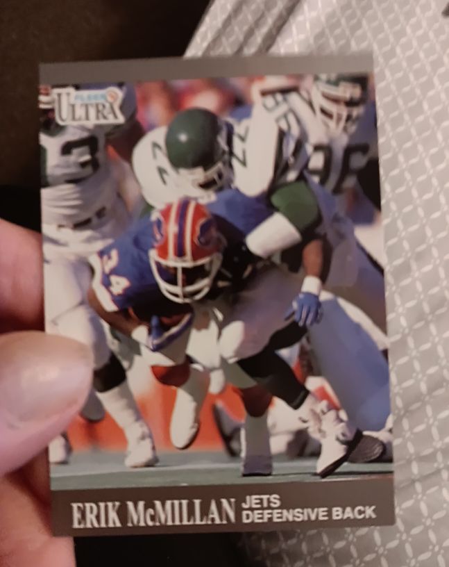 1991 Fleer Ultra #103 Erik McMillan — front