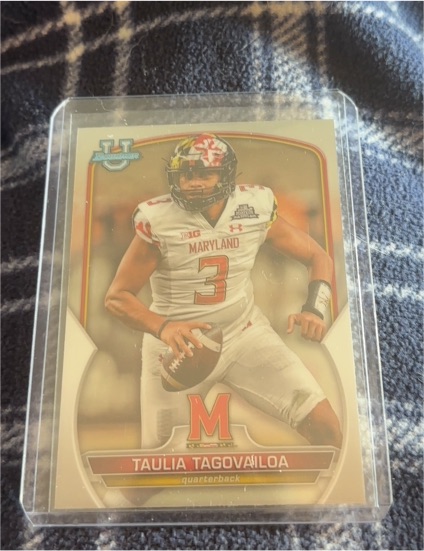 2022 Bowman University #3 Taulia Tagovailoa — front