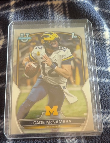 2022 Bowman University Chrome #99 Cade McNamara — front