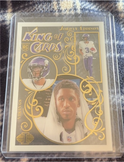 2023 Panini Illusions King of Cards #19 Jordan Addison — front