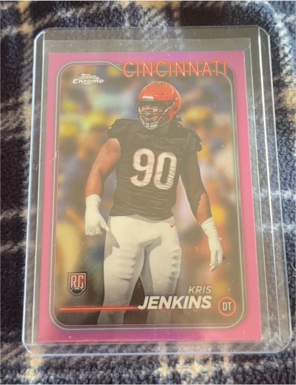 2024 Topps Chrome #250 Kris Jenkins — front