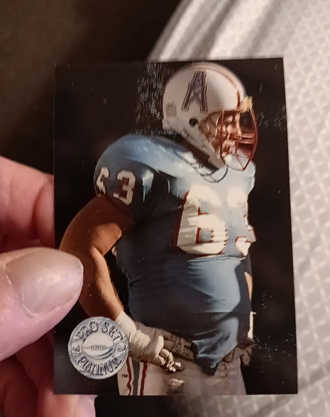 1991 Pro Set Platinum #277 Reuben Davis Tampa Bay Buccaneers — front
