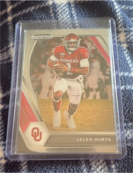 2021 Panini Prizm Draft Picks Collegiate #32 Jalen Hurts — front