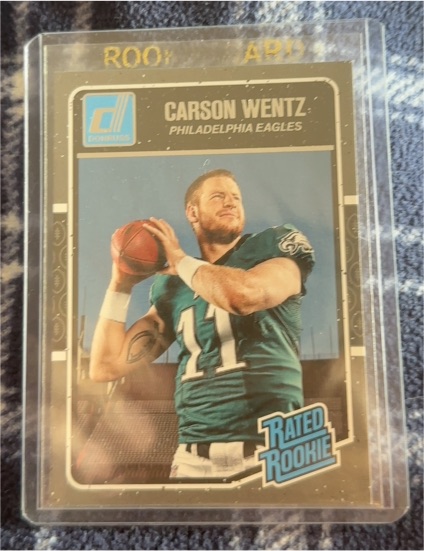 2016 Donruss #356 Carson Wentz Rated Rookie — front