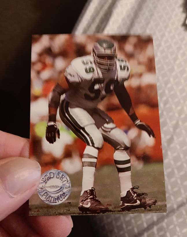 1991 Pro Set Platinum #90 Seth Joyner — front