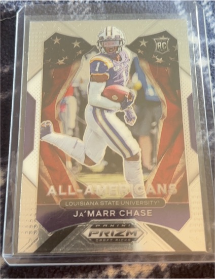 2021 Panini Prizm Draft Picks #185 Ja'Marr Chase — front
