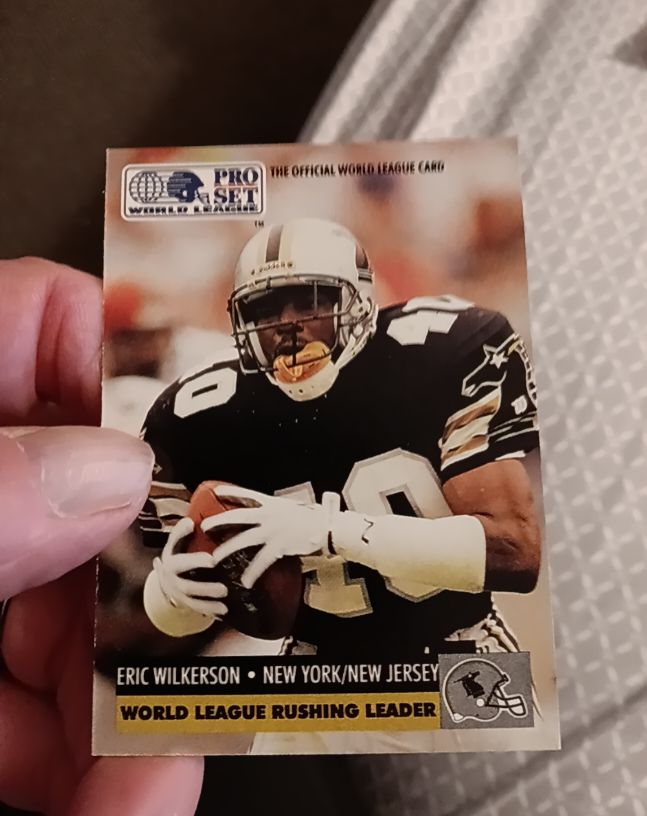 1991 Pro Set #709 Eric Wilkerson — front