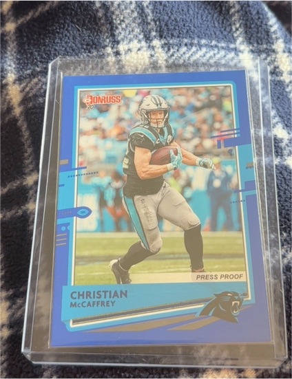 2020 Donruss #48 Christian McCaffrey — front