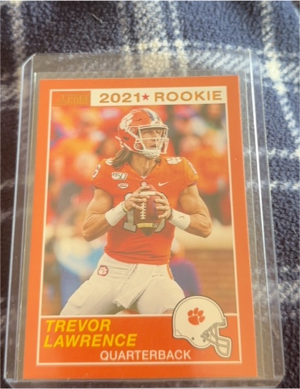 2021 Score #58 Trevor Lawrence — front