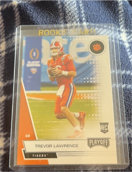 2021 Panini Chronicles Draft Picks Playoff #379 Trevor Lawrence — front