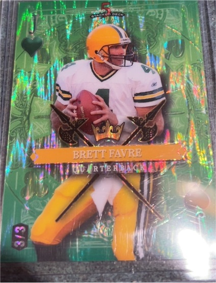 2024 Wild Card 5 Card Draw Stacked Deck #3 Brett Favre — front