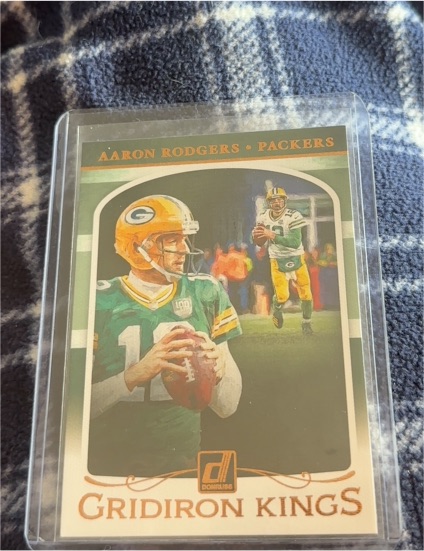 2019 Donruss Gridiron Kings #GK-8 Aaron Rodgers — front