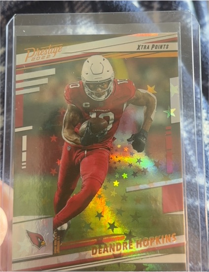 2022 Panini Prestige #2 DeAndre Hopkins Xtra Points Astral — front
