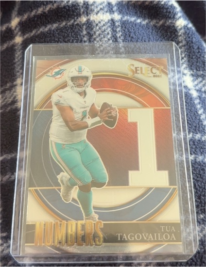 2021 Panini Select #SN-13 Tua Tagovailoa Numbers — front