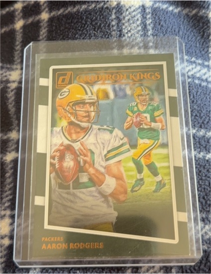 2020 Panini Donruss Football #GK-AR Aaron Rodgers Gridiron Kings Packers — front