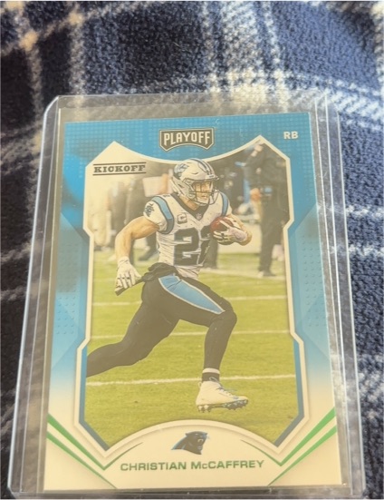 2021 Panini Playoff #158 Christian McCaffrey — front