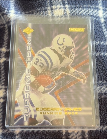 2000 Collector's Edge Supreme Supreme Team #ST7 Edgerrin James — front