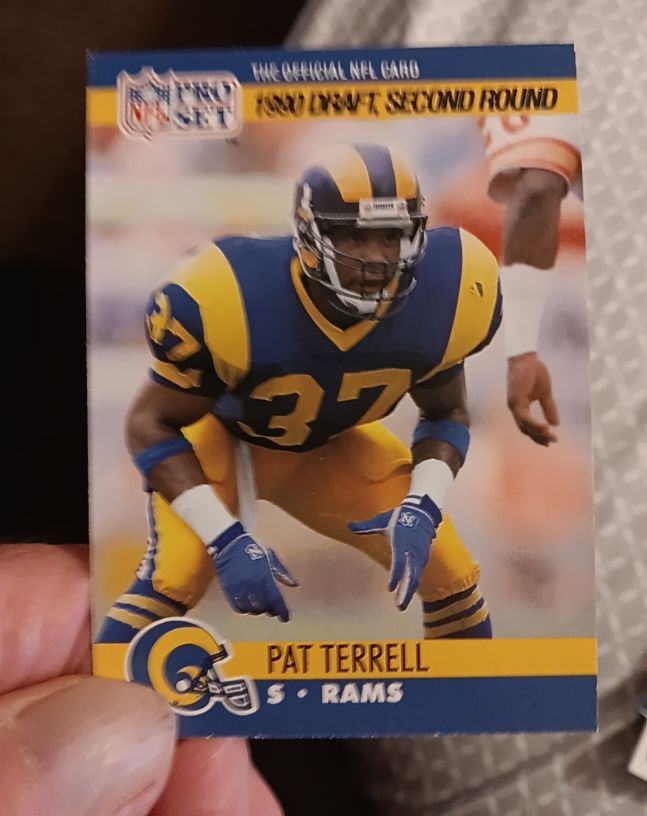 1990 Pro Set #718 Pat Terrell — front