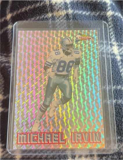 1995 Pacific Prism Michael Irvin — front