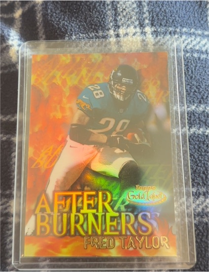 2000 Topps Gold Label After Burners #A7 Fred Taylor — front
