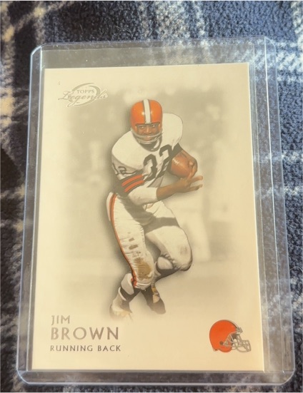 2011 Topps Gridiron Legends #80 Jim Brown — front