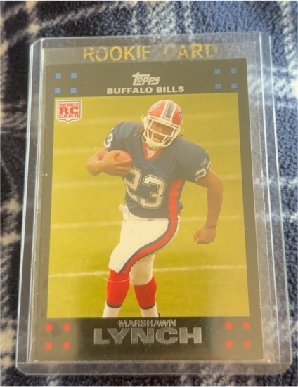 2007 Topps #302 Marshawn Lynch — front