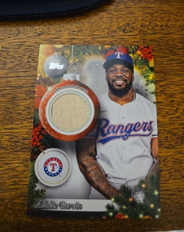 2025 Topps Holiday #PR-AG Adolis Garcia — front