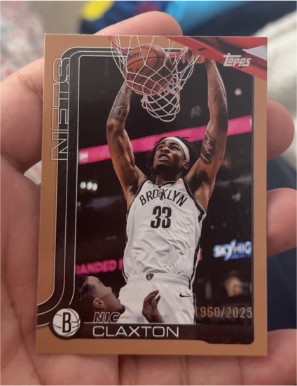 2025-26 Topps #10 Nic Claxton — front