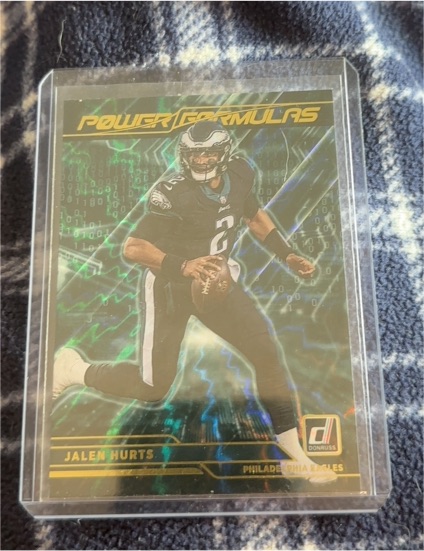 2021 Donruss Power Formulas #PF9 Jalen Hurts — front
