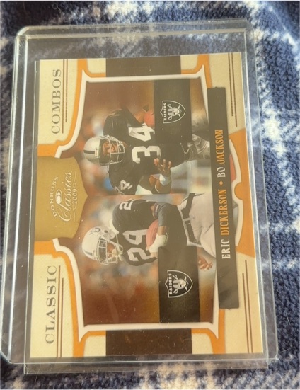 2009 Donruss Classics Combos Eric Dickerson Bo Jackson — front
