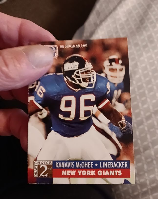 1991 Pro Set #784 Kanavis McGhee — front