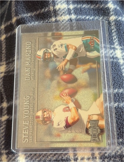 2000 Fleer Metal #200 Dan Marino Steve Young — front