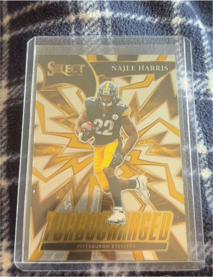 2021 Panini Select #TUR-6 Najee Harris Turbocharged — front