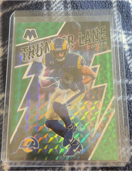 2022 Panini Mosaic Football Thunder Lane #TL-7 Cooper Kupp — front