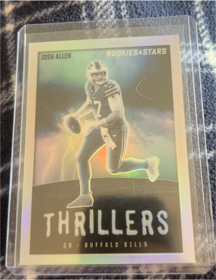 2023 Panini Rookies & Stars Thrillers White Prizm #TH-4 Josh Allen — front