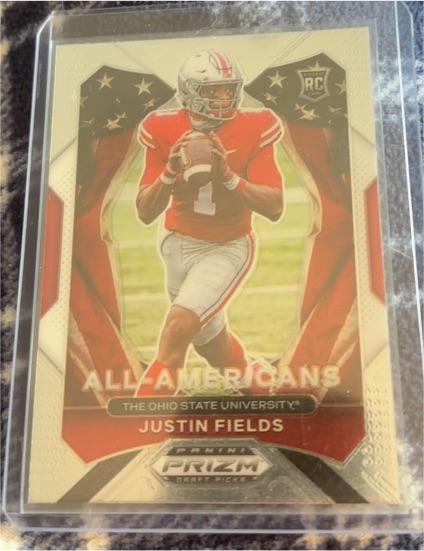 2021 Panini Prizm Draft Picks All-Americans #192 Justin Fields — front
